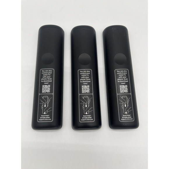 Lot of 3 GENUINE OEM VIZIO SMART VOICE BLUETOOTH TV REMOTE CONTROL XRT260 - Picture 2 of 3